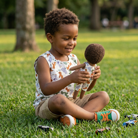 Brooklyn - Boys & Girls Everyday Matching Top with Doll