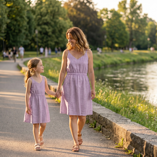 Mommy and me matching dress