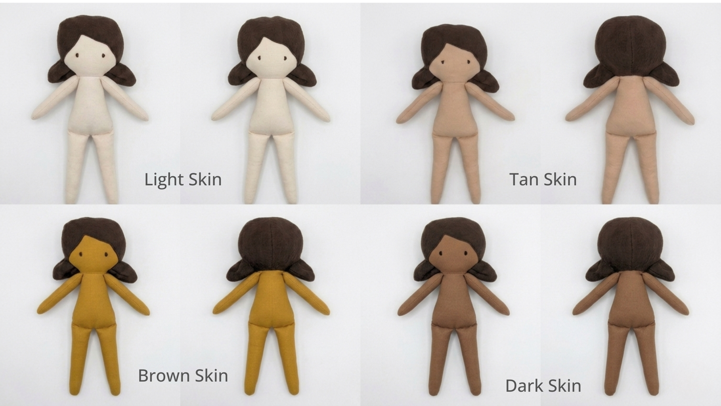 Lenox – Custom Handmade Rag Doll with Changeable Clothing