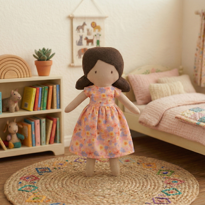 Lenox – Custom Handmade Rag Doll with Changeable Clothing