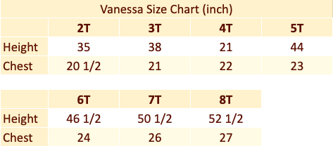 Vanessa - Handmade Girl’s Dress with Matching Doll & Doll Outfit